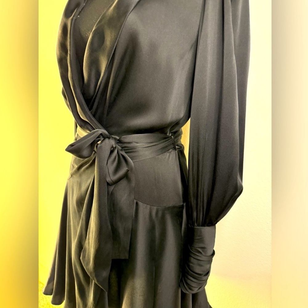 Zimmermann Elegant Black Long Sleeve Dress